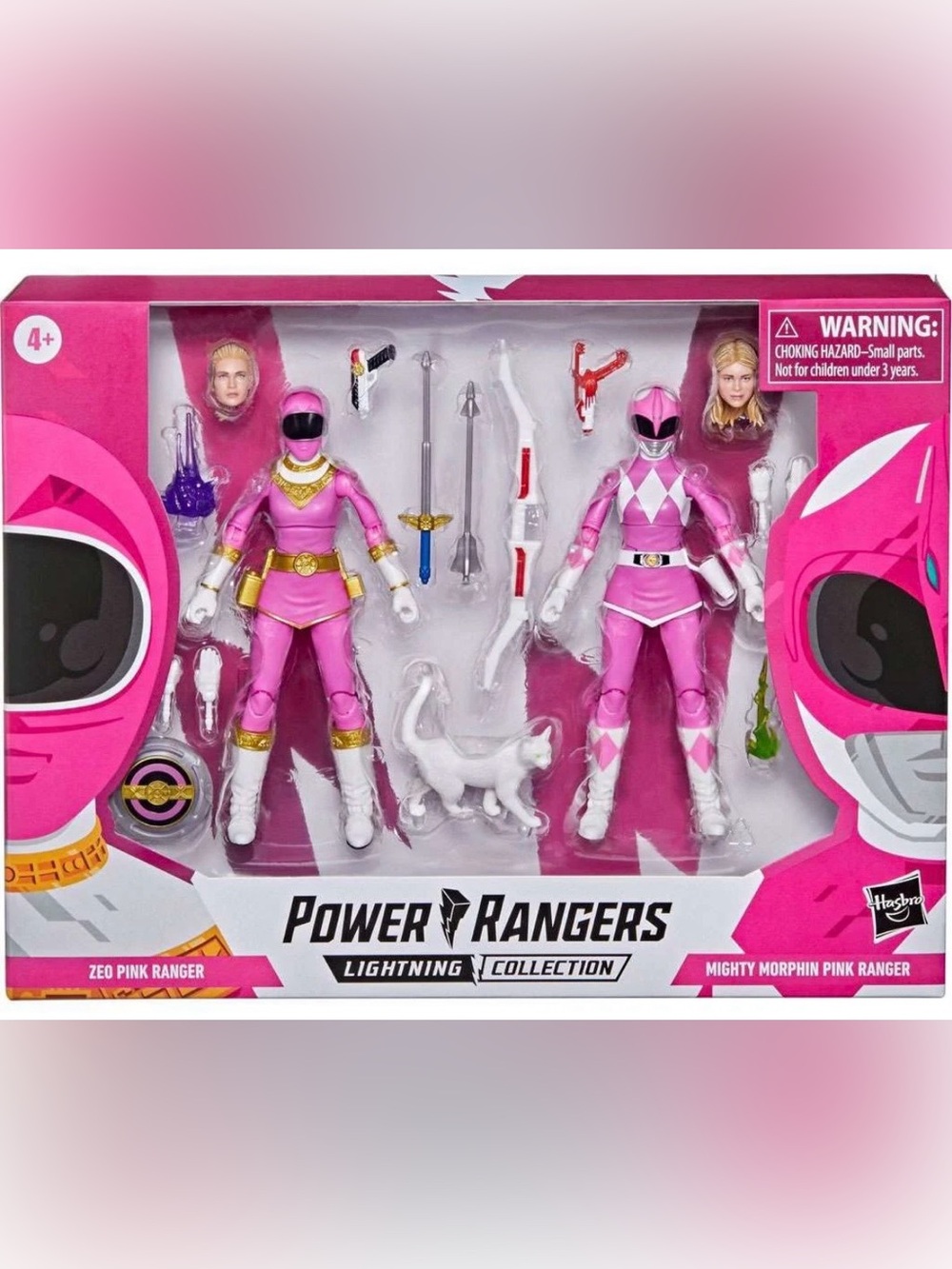 POWER RANGERS 2 Pack Zeo Pink Ranger & Mighty Morphin Pink Ranger